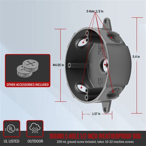 electrical box cover round 4 in|4 round weatherproof electrical box.